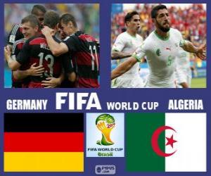 yapboz Almanya - Cezayir, Sekizinci finallerinde, Brezilya 2014